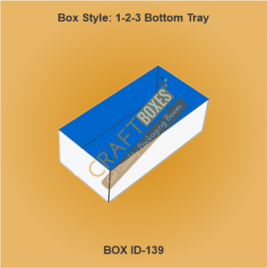 Custom Kraft 1-2-3 Bottom Tray Packaging Boxes