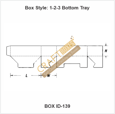 1-2-3 BOTTOM TRAY Packaging Boxes