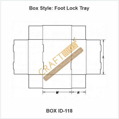foot lock tray boxes