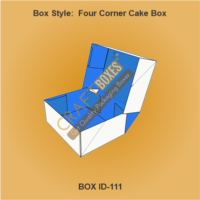 Four Corner Cake Boxes