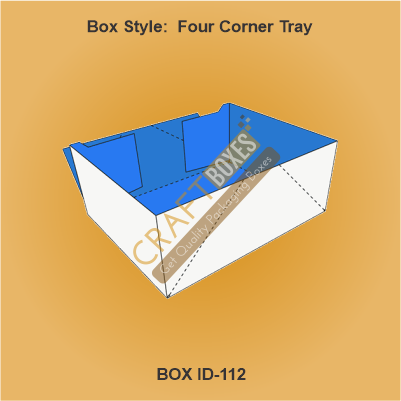 Four Corner Tray Packaging Boxes