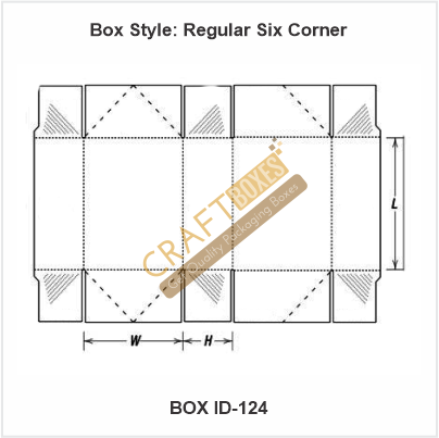 Regular Six Corner Packaging Boxes