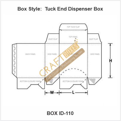 Tuck End Dispenser Boxes