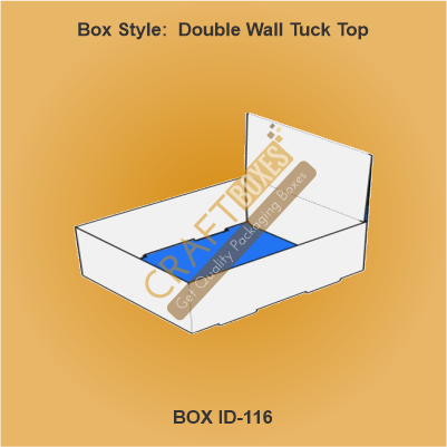 Double wall tuck top boxes