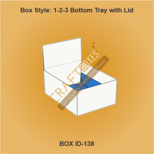 1-2-3 Bottom Tray with Lid Packaging Boxes